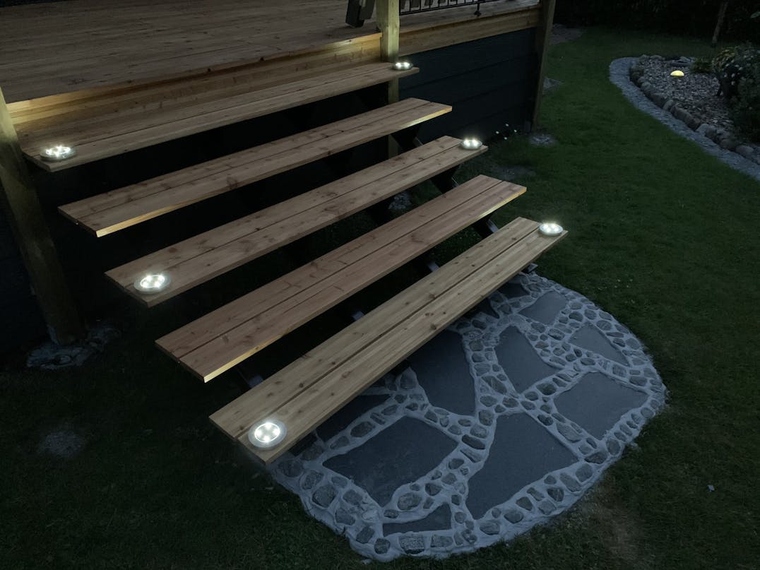 36 kvm. terrasse med jerngelænder 36 kvm. terrasse med jerngelænder